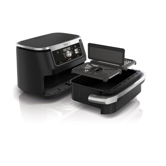 Двузонов Еър фрайър Ninja Foodi FlexDrawer AF500EU, 10.4L, Черен
